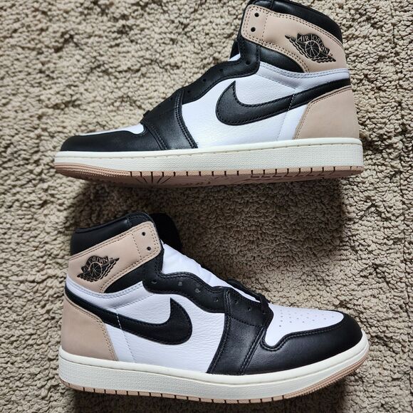 Wmns Air Jordan 1 Retro OG High Latte Brand New Sz 10 - Picture 2 of 10